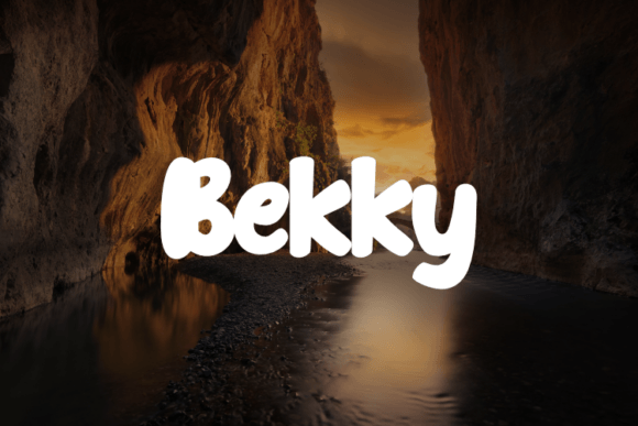 Bekky: A Display Font Built for Editorial Storytelling