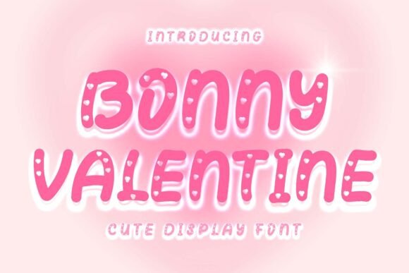 Bonny Valentine: A Display Font for Polished Brands
