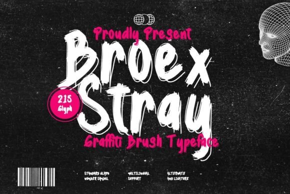 Broex Stray: A Display Font for Handmade Brands