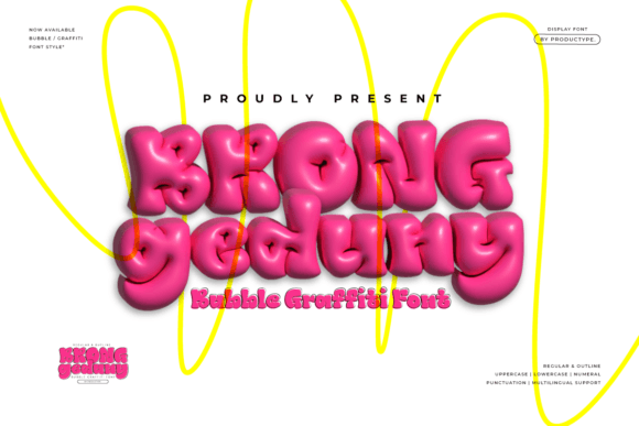 Brong Geduny Font: How a Bubble Graffiti Typeface Gave My Brand New Energy