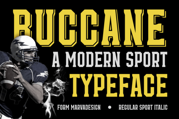 Buccane: A Bold Display Font for Digital Design