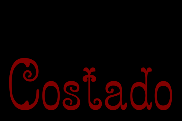 Costado: A Vintage Display Font for Modern Web Design