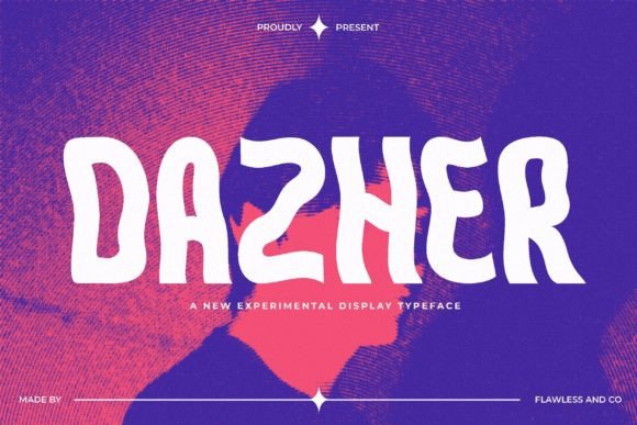 Dazher: A Display Font That Makes a Bold Statement in Branding Work
