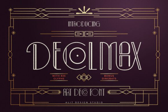 Decolmax: The Art Deco Font for Distinctive Branding