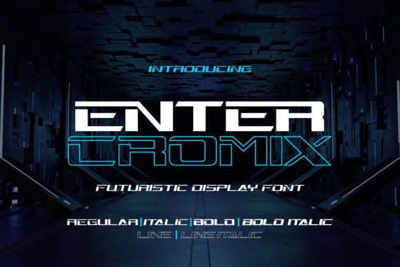 Enter Cromix: A Futuristic Display Font for Modern Branding