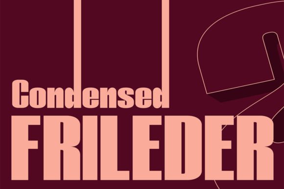 Frileder: A Playful Display Font for Handmade Products and Craft Projects
