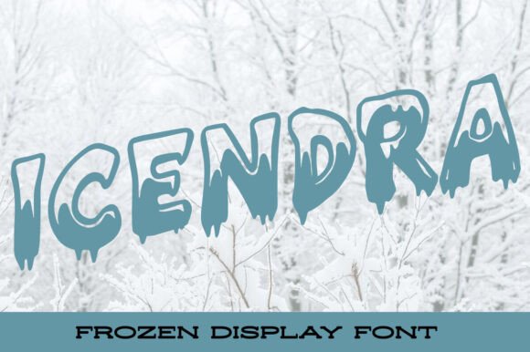 Icendra Font Review: A Frosty Typeface for Winter Branding Projects
