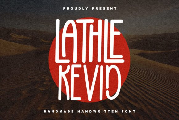 Lathle Kevid: A Handwritten Display Font for Authentic Branding