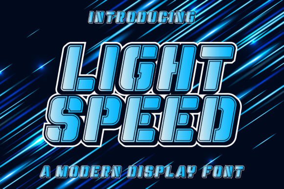 Light Speed Font: A Display Typeface Built for Bold Branding