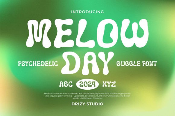 Melowday: A Whimsical Display Font for Handmade Sellers