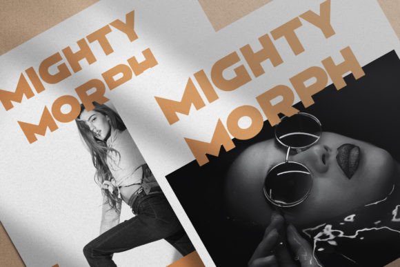 Mighty Morph: A Bold Display Typeface for Editors
