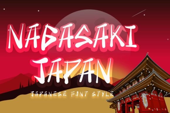 Nagasaki Japan: A Display Font Built for Real Projects