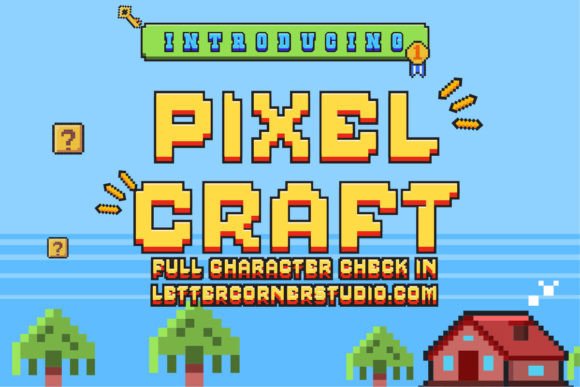 Pixelcraft: A Retro Pixel Font for Editorial Storytelling