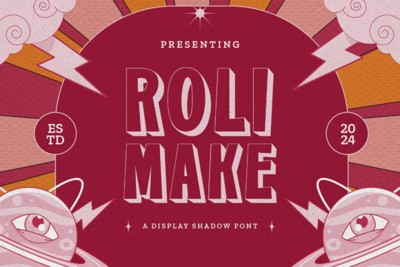 Rolimake: A Display Shadow Font Built for Bold Web Design
