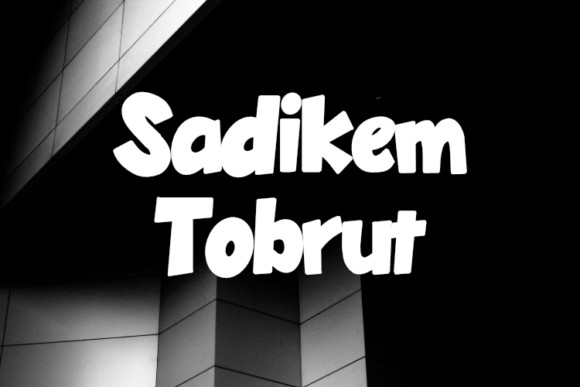 Sadikem Tobrut: A Display Font That Elevates Editorial Design