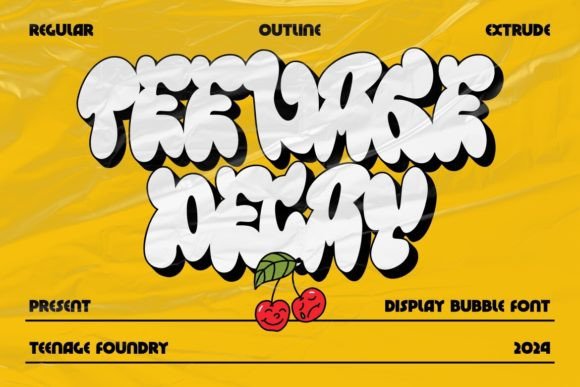 Teenage Decay: A Street-Smart Display Font for Web Projects