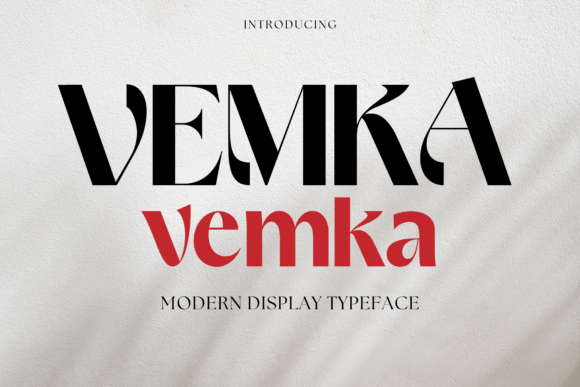 Vemka: A Display Font That Makes Your Campaign Message Stick