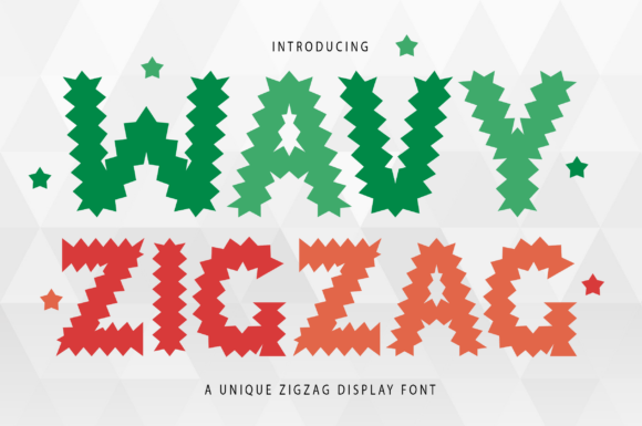 Wavy Zigzag Font for Web Designers Who Want Playful Digital Impact